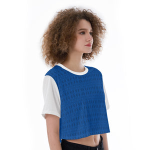 Croc top " bleu space "