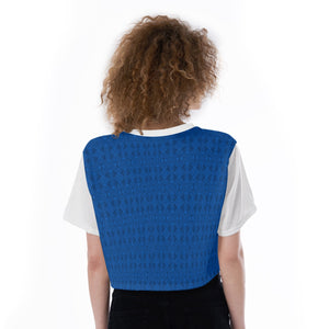 Croc top " bleu space "