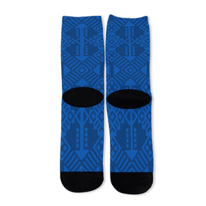 Chaussettes longue "bleu space"